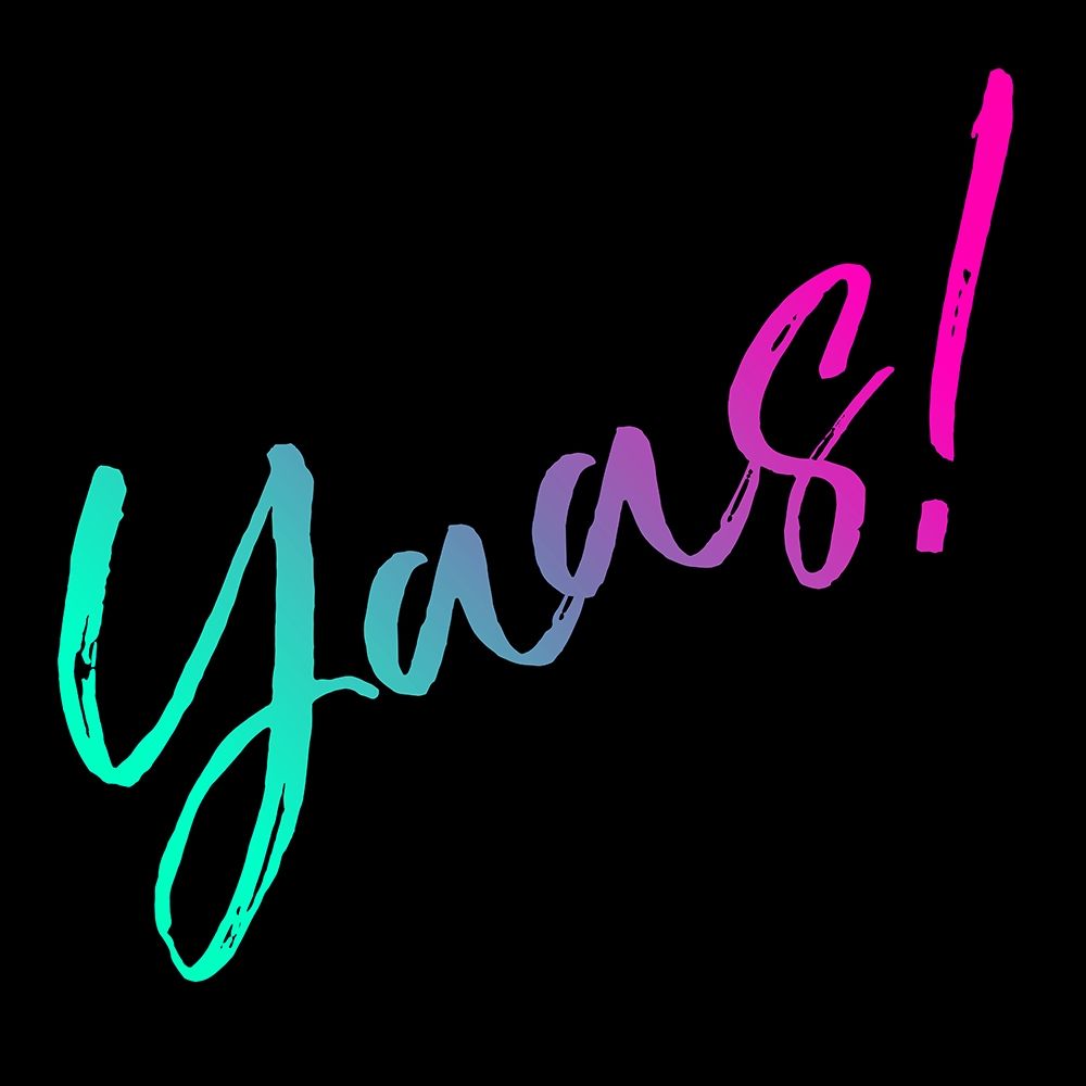 Neon Yaas art print by Milli Villa for $57.95 CAD