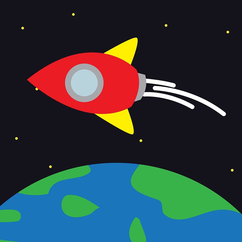 Into Space art print by Milli Villa for $57.95 CAD