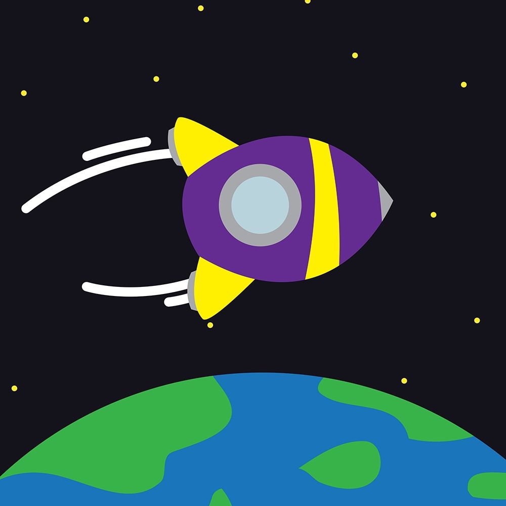Into Space Mate art print by Milli Villa for $57.95 CAD