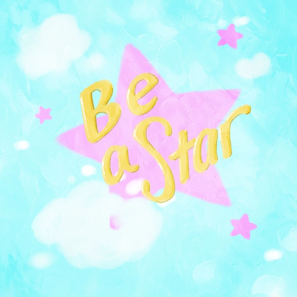 Be A Star art print by Milli Villa for $57.95 CAD