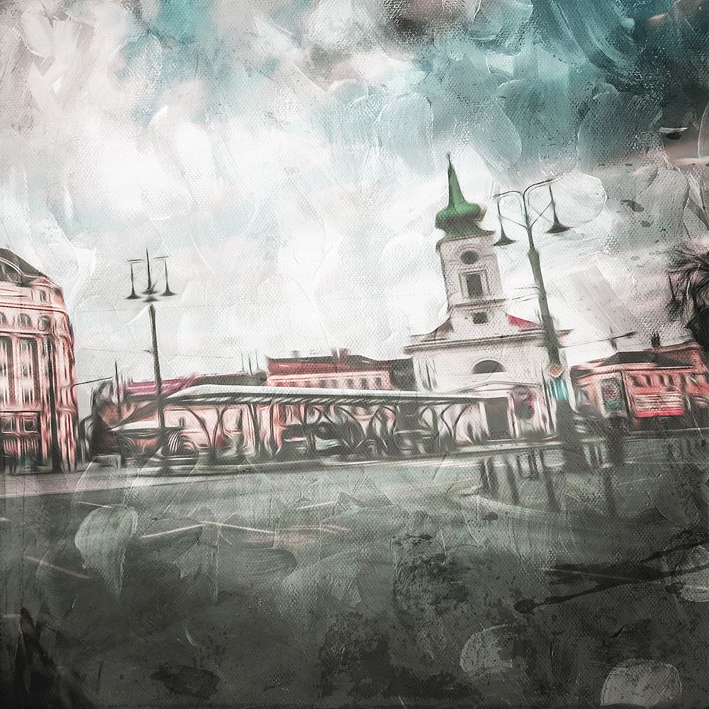 Budapest Streets Mate art print by Milli Villa for $57.95 CAD