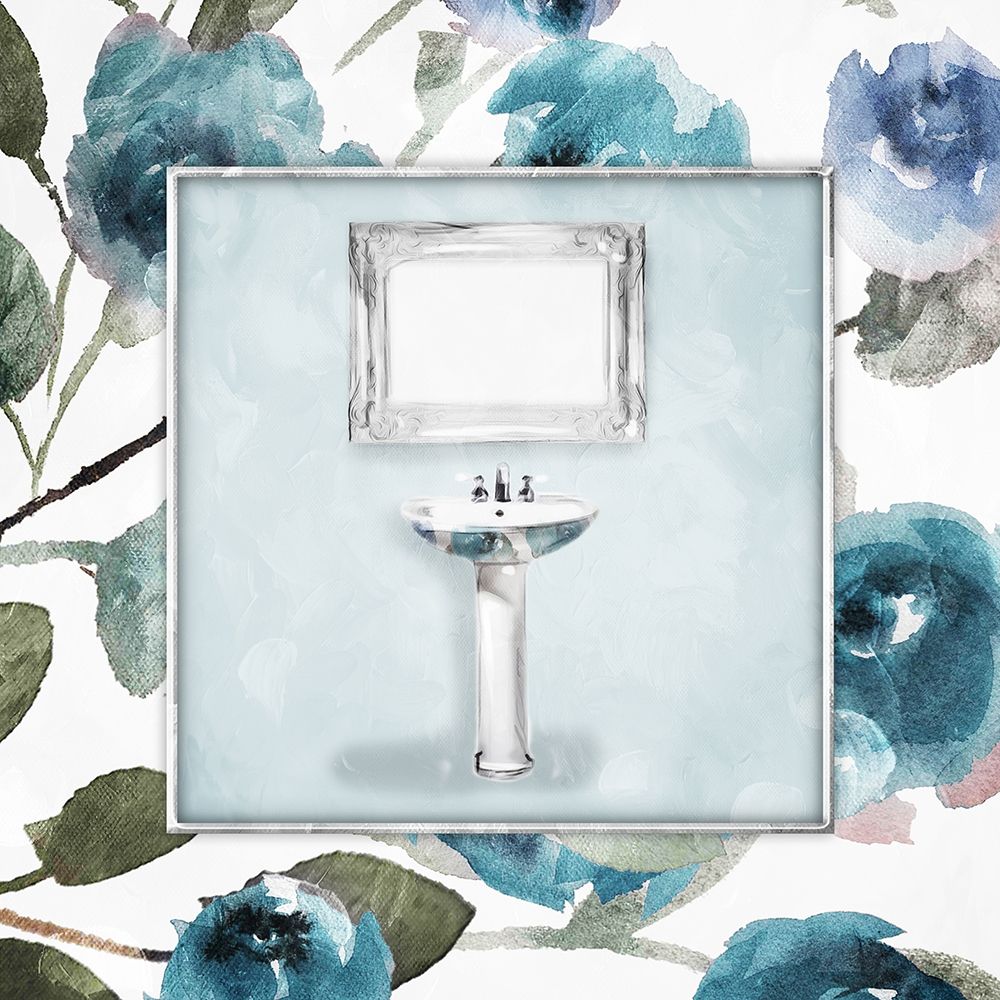 Blue Water Sink art print by Milli Villa for $57.95 CAD