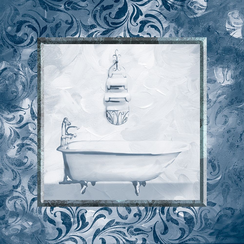 Calm Vintage Bath art print by Milli Villa for $57.95 CAD