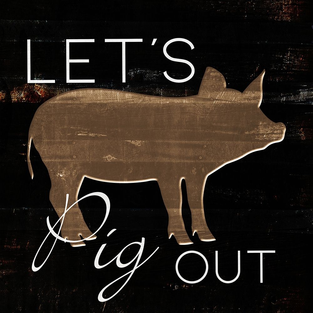 Lets Pig Out art print by Milli Villa for $57.95 CAD