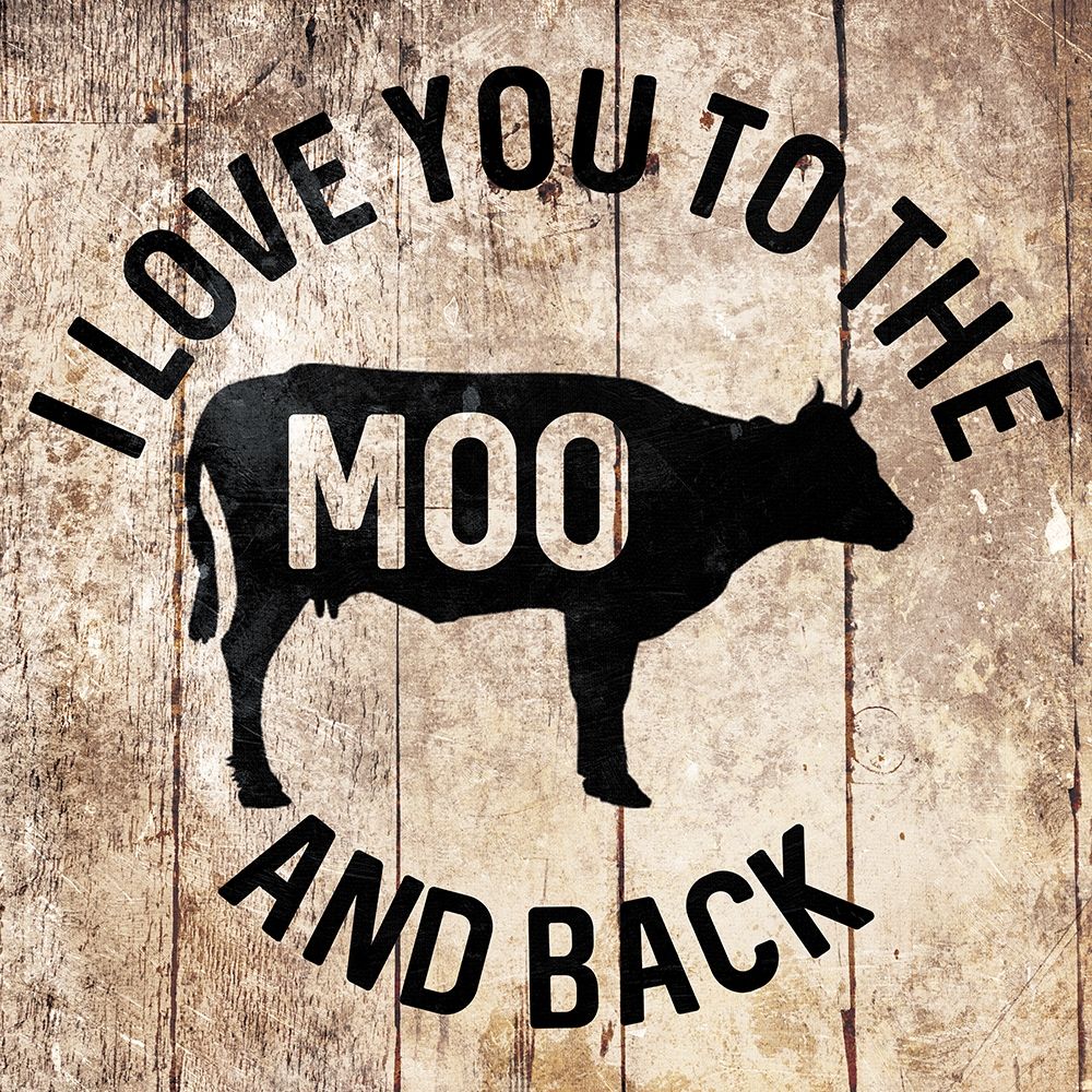 Moo And Back art print by Milli Villa for $57.95 CAD