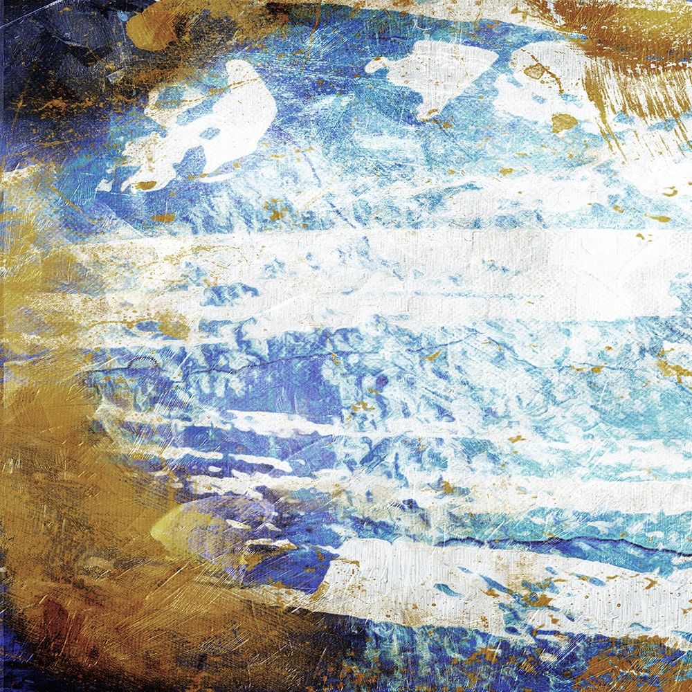 Gold Water Typhoon art print by Milli Villa for $57.95 CAD