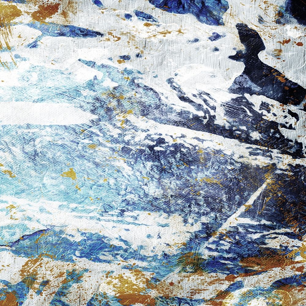 Gold Water Typhoon Two art print by Milli Villa for $57.95 CAD