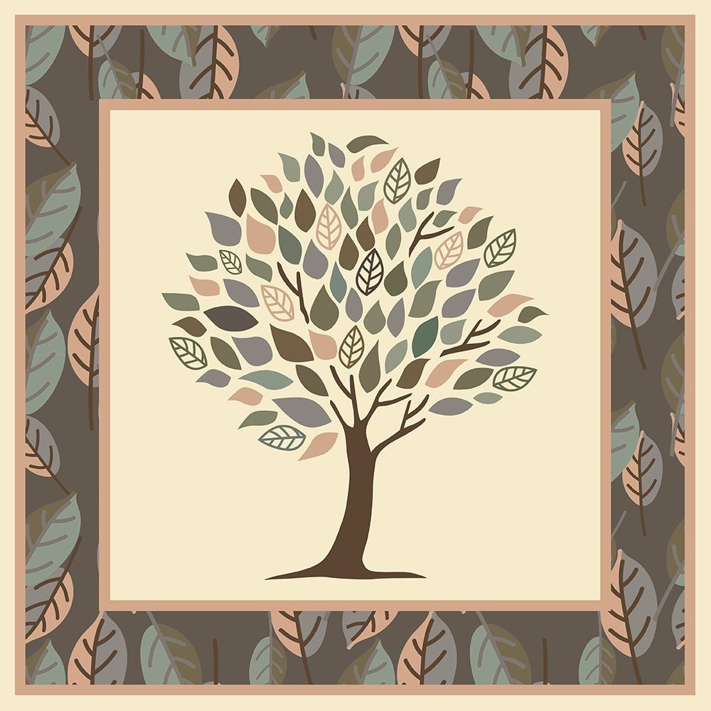 Fall Tree Leaves art print by Milli Villa for $57.95 CAD