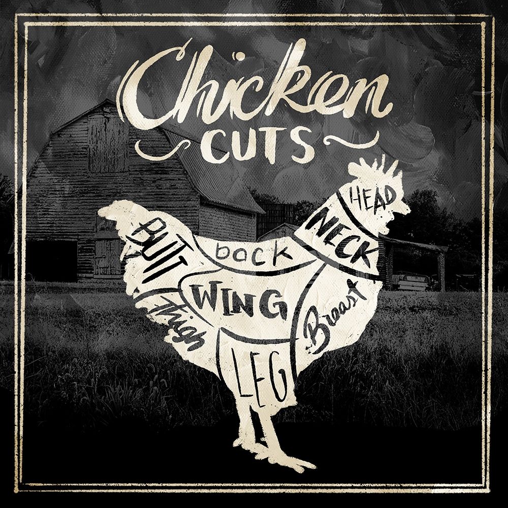 Chicken Cuts art print by Milli Villa for $57.95 CAD