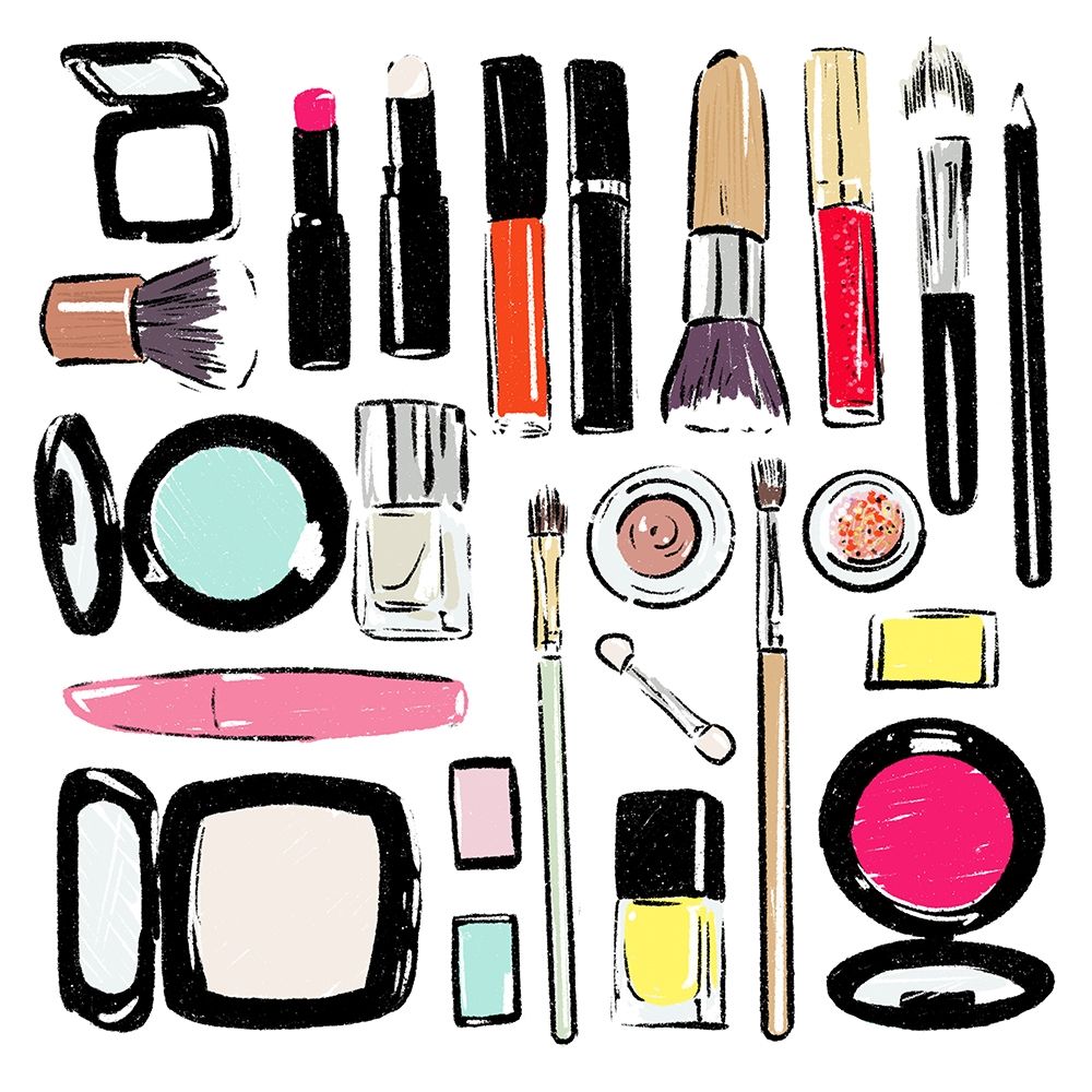 Some More Make Up Tools art print by Milli Villa for $57.95 CAD