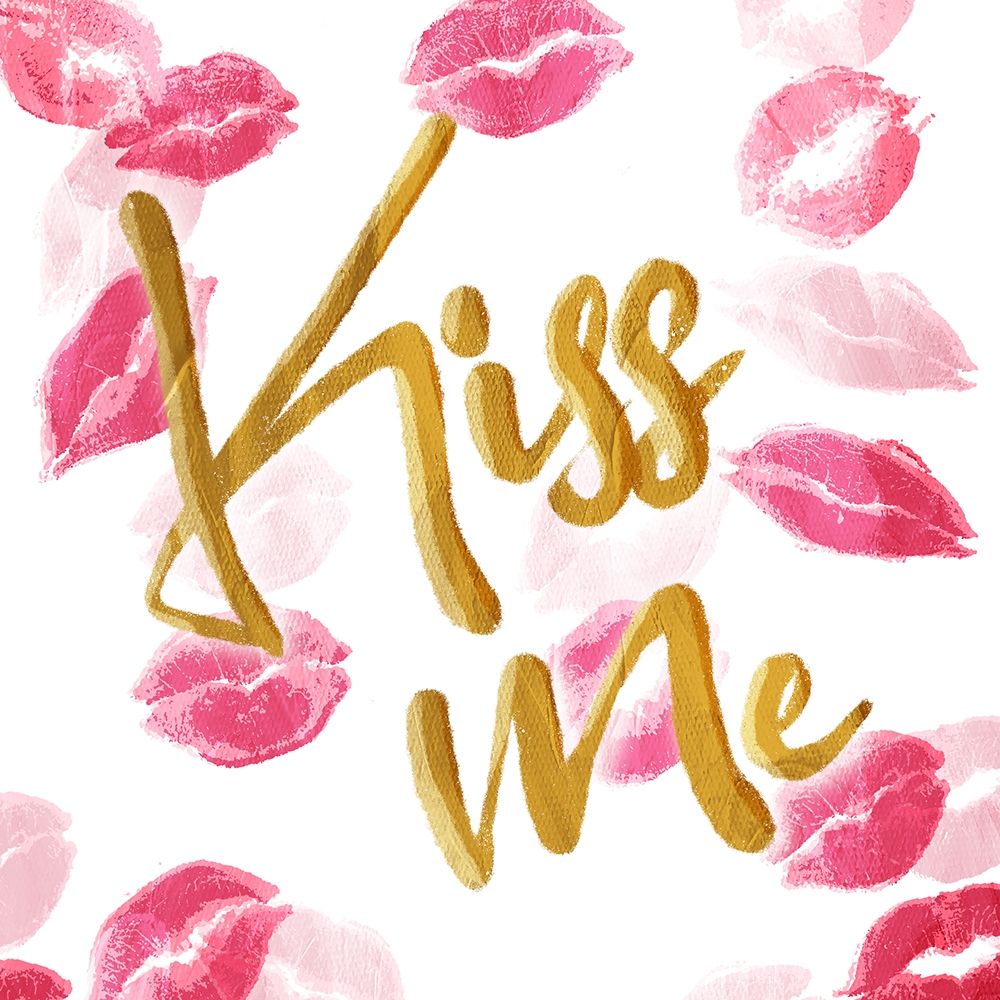 Kiss Me art print by Milli Villa for $57.95 CAD