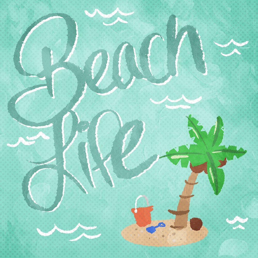 Beach Life art print by Milli Villa for $57.95 CAD