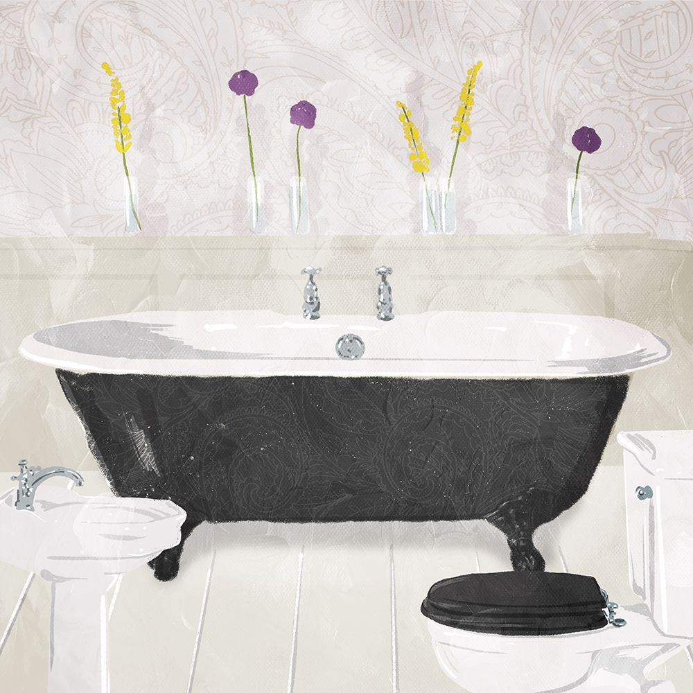 Bathroom Florals Mate art print by Milli Villa for $57.95 CAD