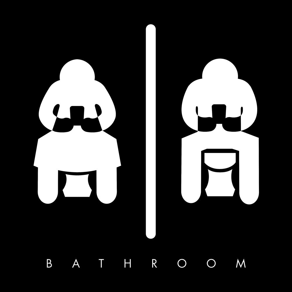 Sitting Bathroom Time Reverse art print by Milli Villa for $57.95 CAD
