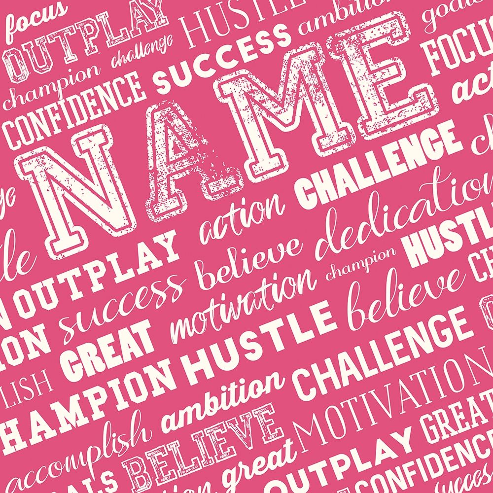Full Of Sports Words Mate art print by Milli Villa for $57.95 CAD