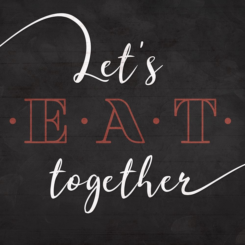 Lets Eat Together art print by Milli Villa for $57.95 CAD