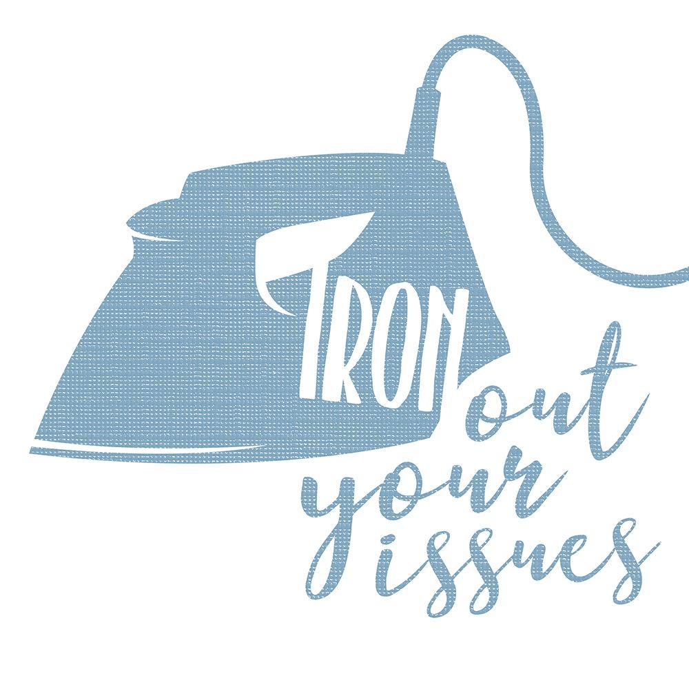 Iron Out Blue art print by Milli Villa for $57.95 CAD