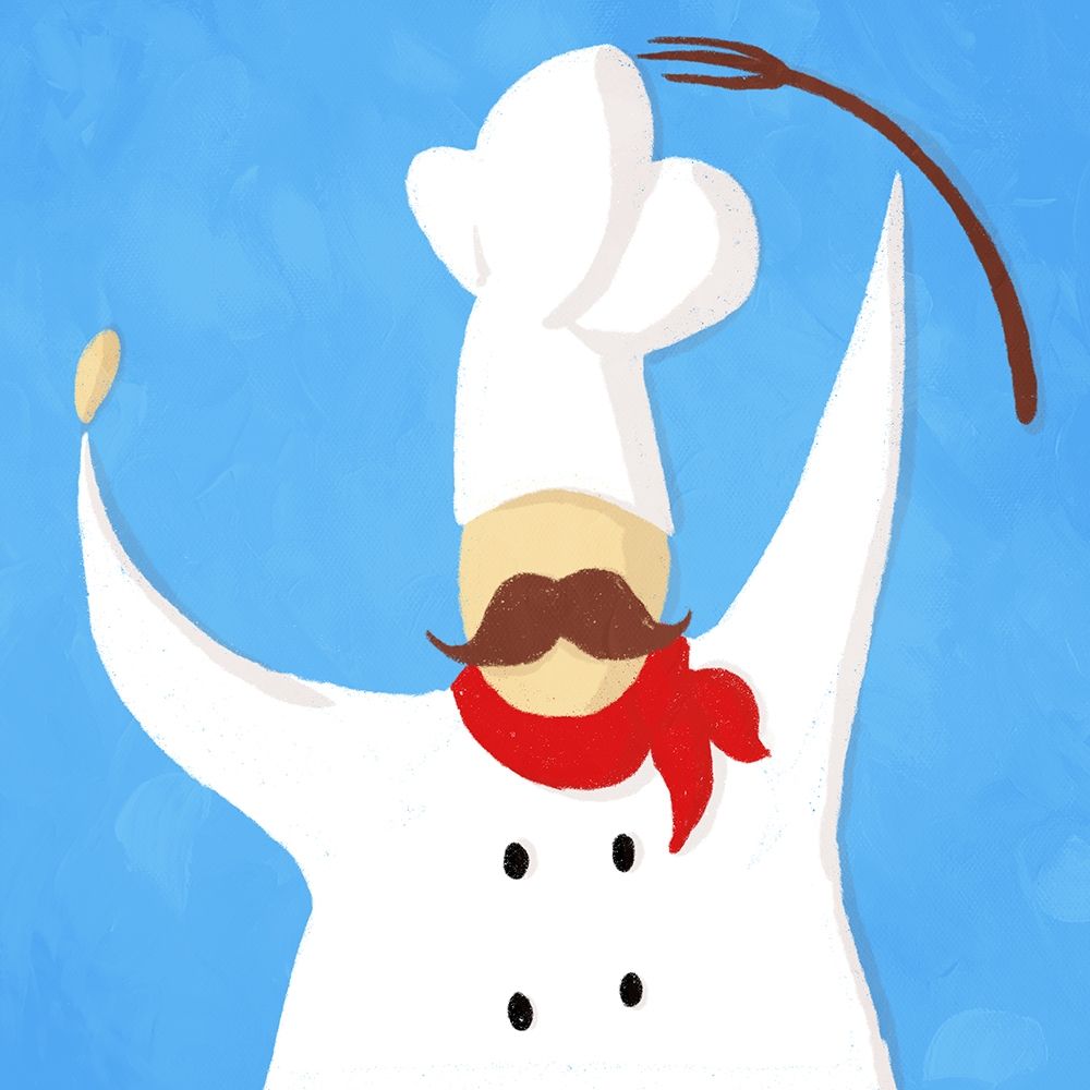 Fork Chef art print by Milli Villa for $57.95 CAD