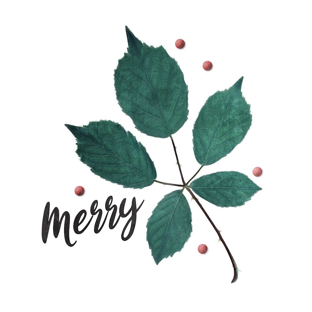 Merry Leaves art print by Milli Villa for $57.95 CAD