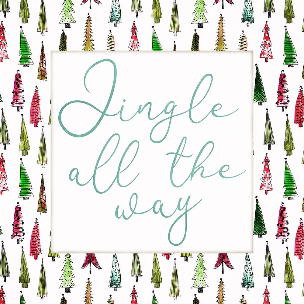 Jingle All The Way art print by Milli Villa for $57.95 CAD