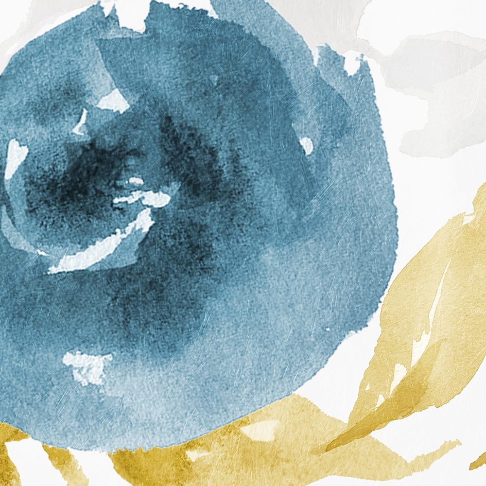 Floral blues art print by Milli Villa for $57.95 CAD