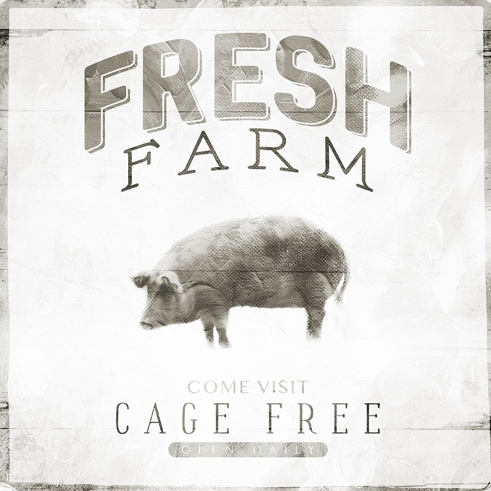 Fresh Pig art print by Milli Villa for $57.95 CAD