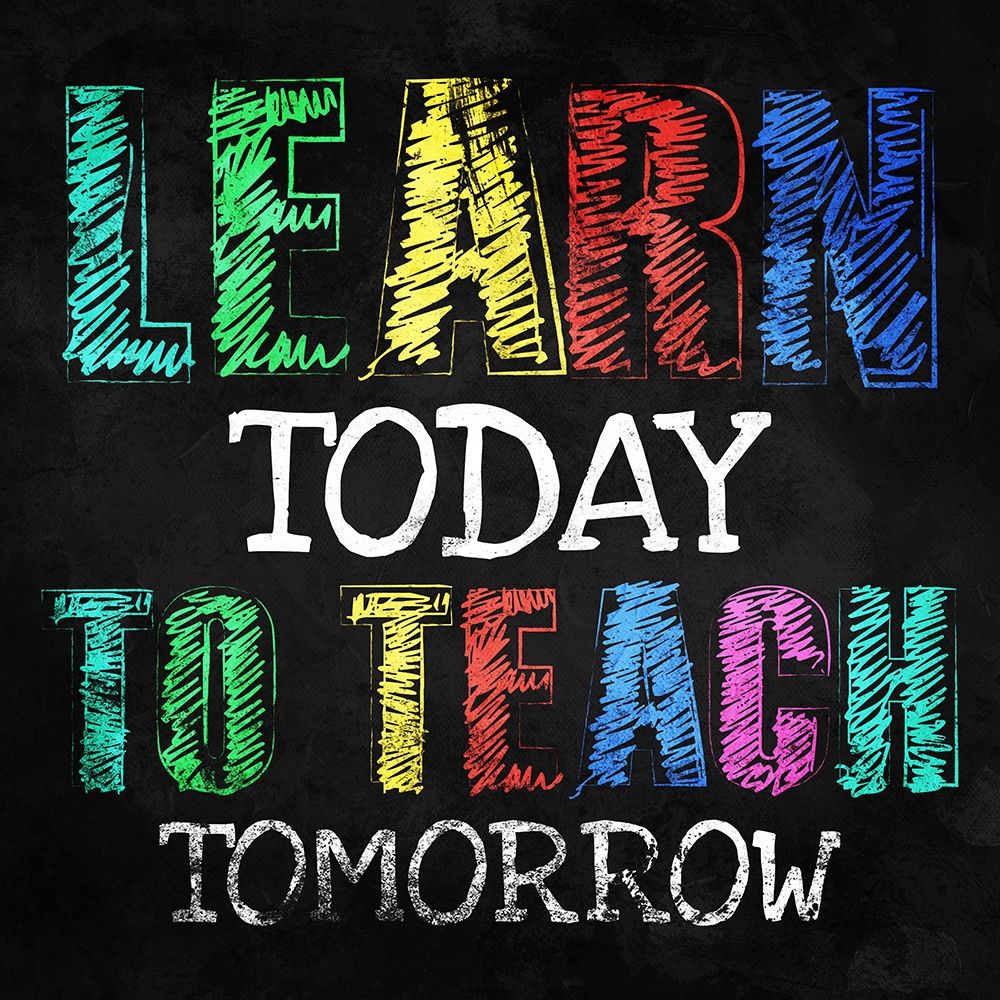 Learn To Teach art print by Milli Villa for $57.95 CAD