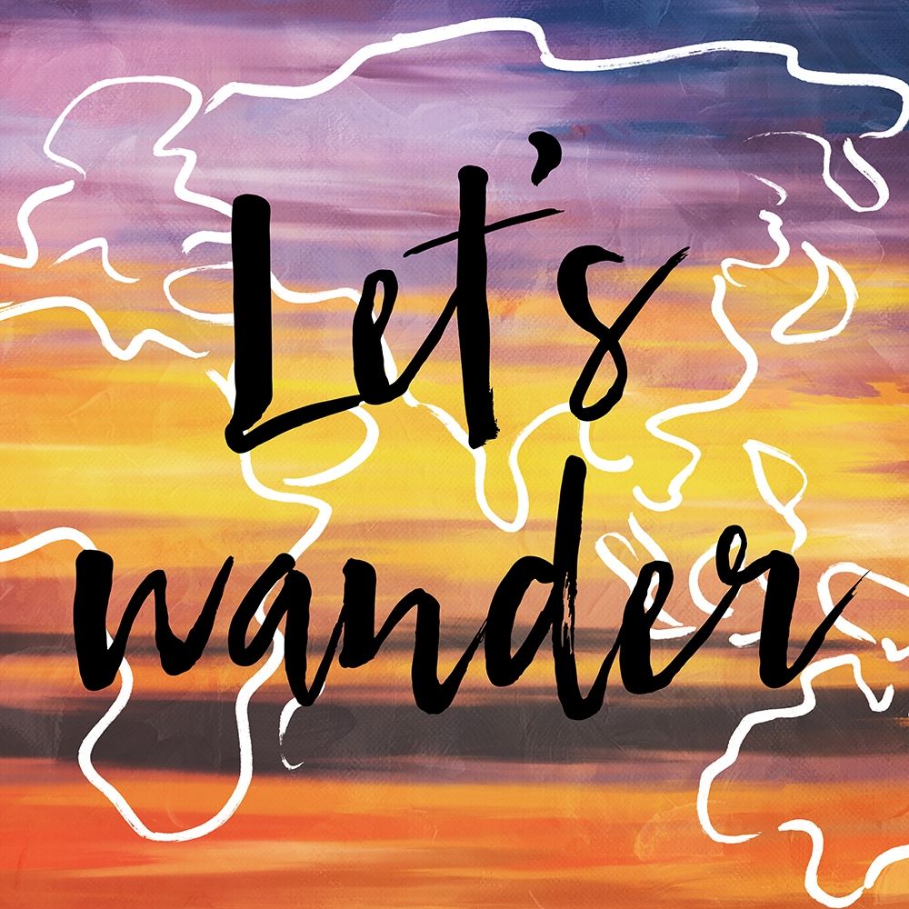 Lets Wander art print by Milli Villa for $57.95 CAD