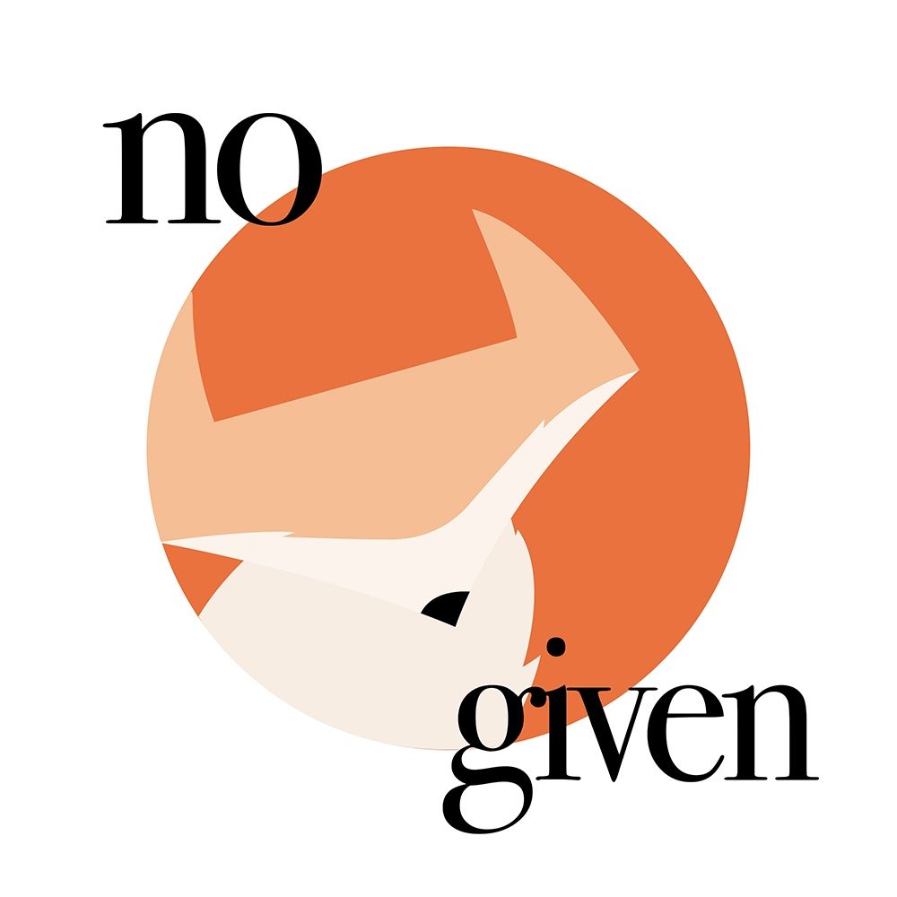 No Fox art print by Milli Villa for $57.95 CAD