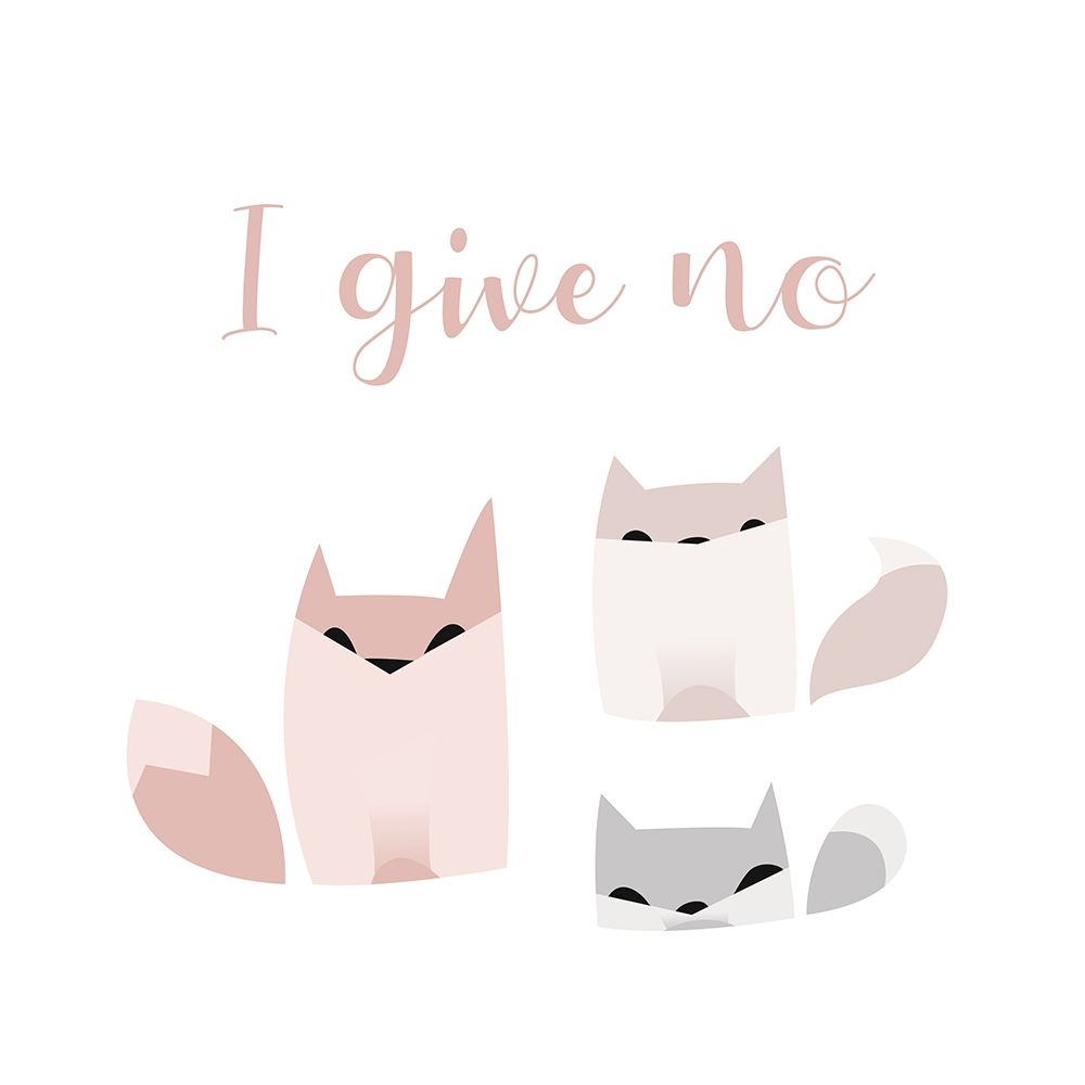 I Give No Fox art print by Milli Villa for $57.95 CAD