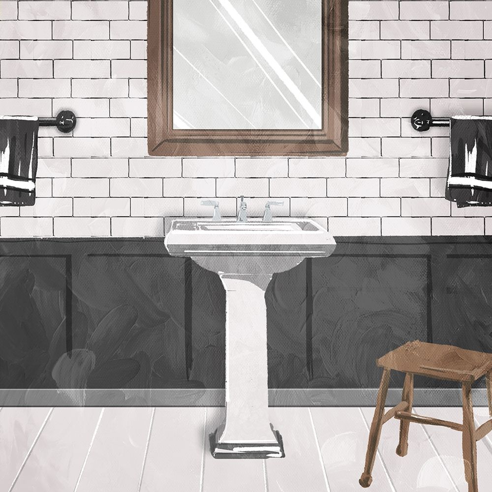 White Wash Sink art print by Milli Villa for $57.95 CAD