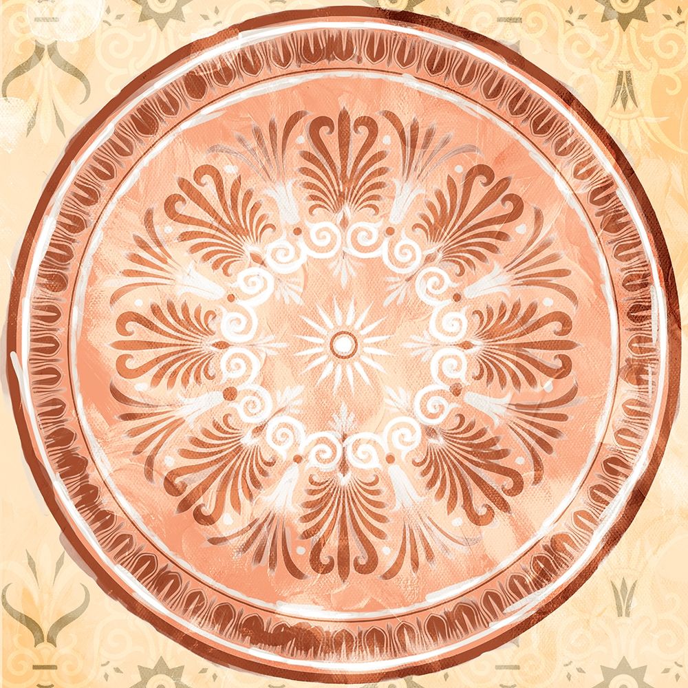 Medallion Plate Boho Style art print by Milli Villa for $57.95 CAD
