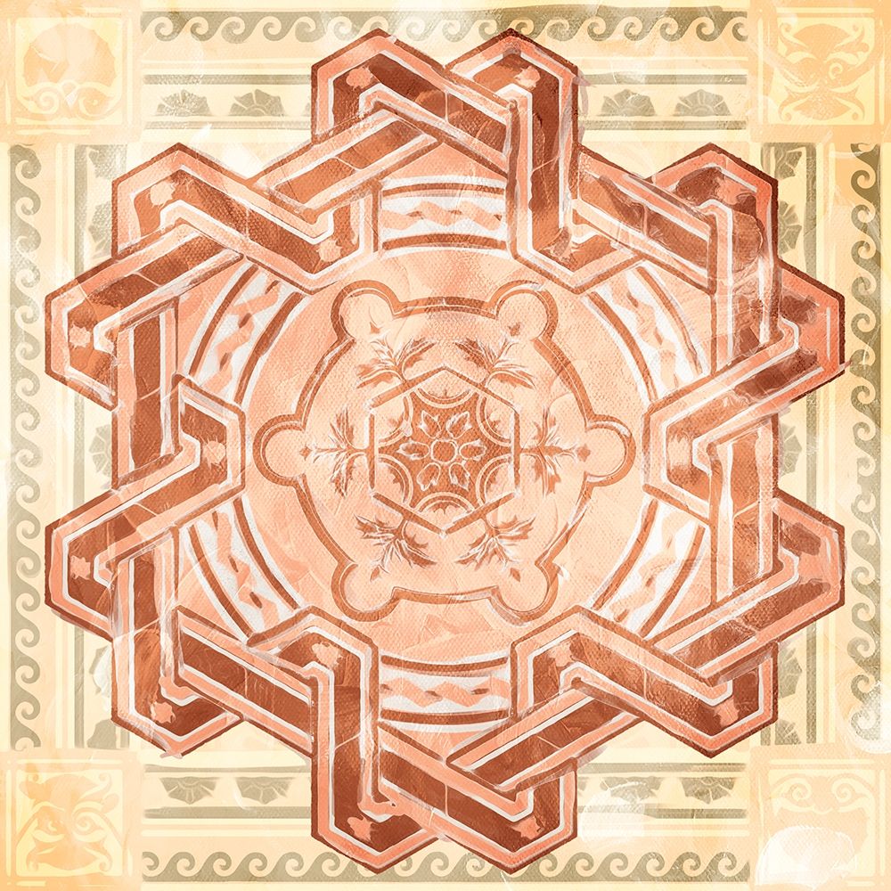 Medallion Plate Boho Style Mate art print by Milli Villa for $57.95 CAD