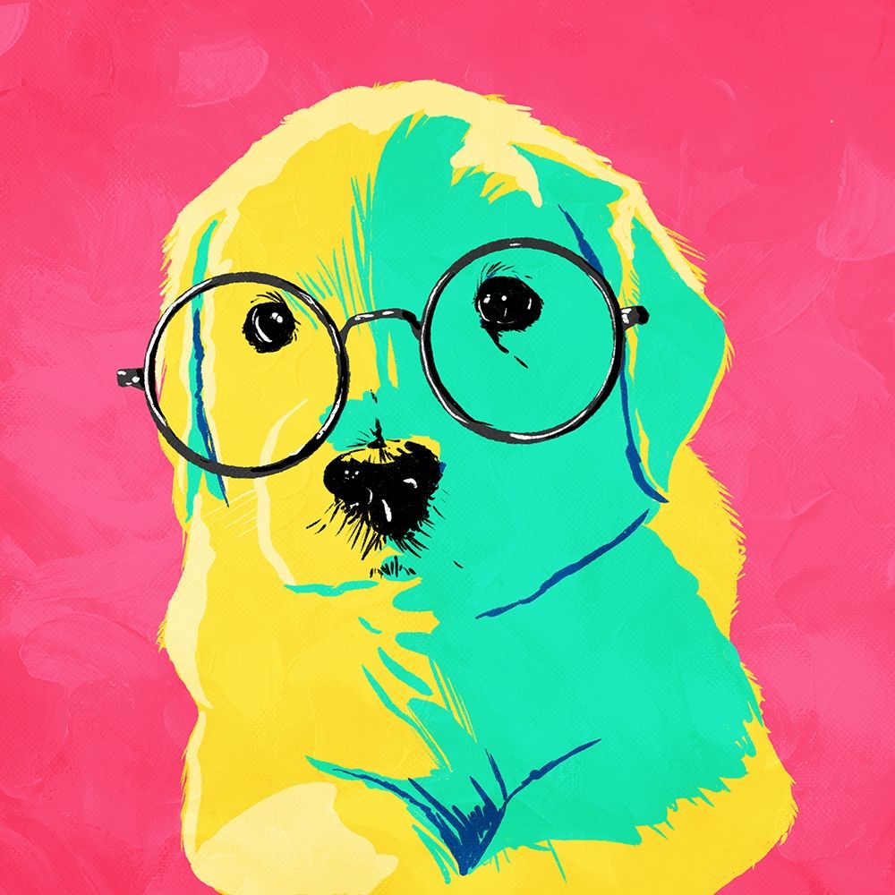 Puppy Eyes art print by Milli Villa for $57.95 CAD