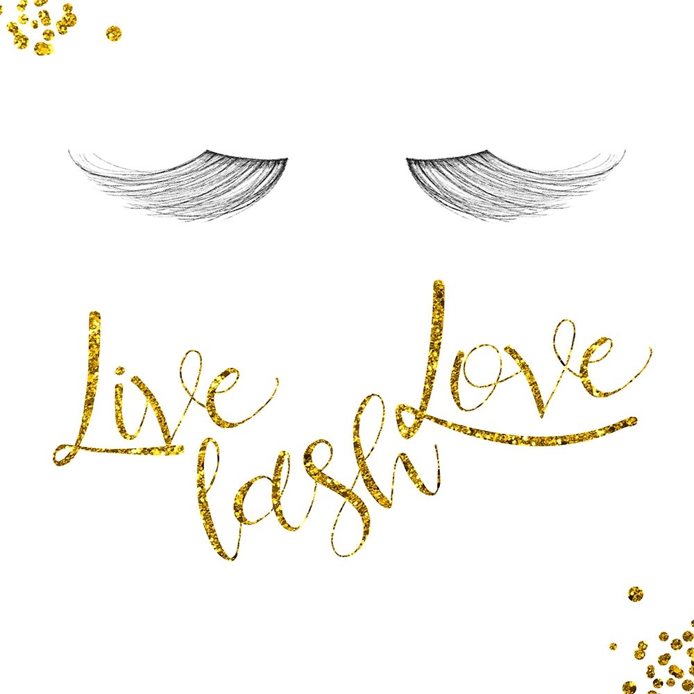 Live Lash Love art print by Milli Villa for $57.95 CAD