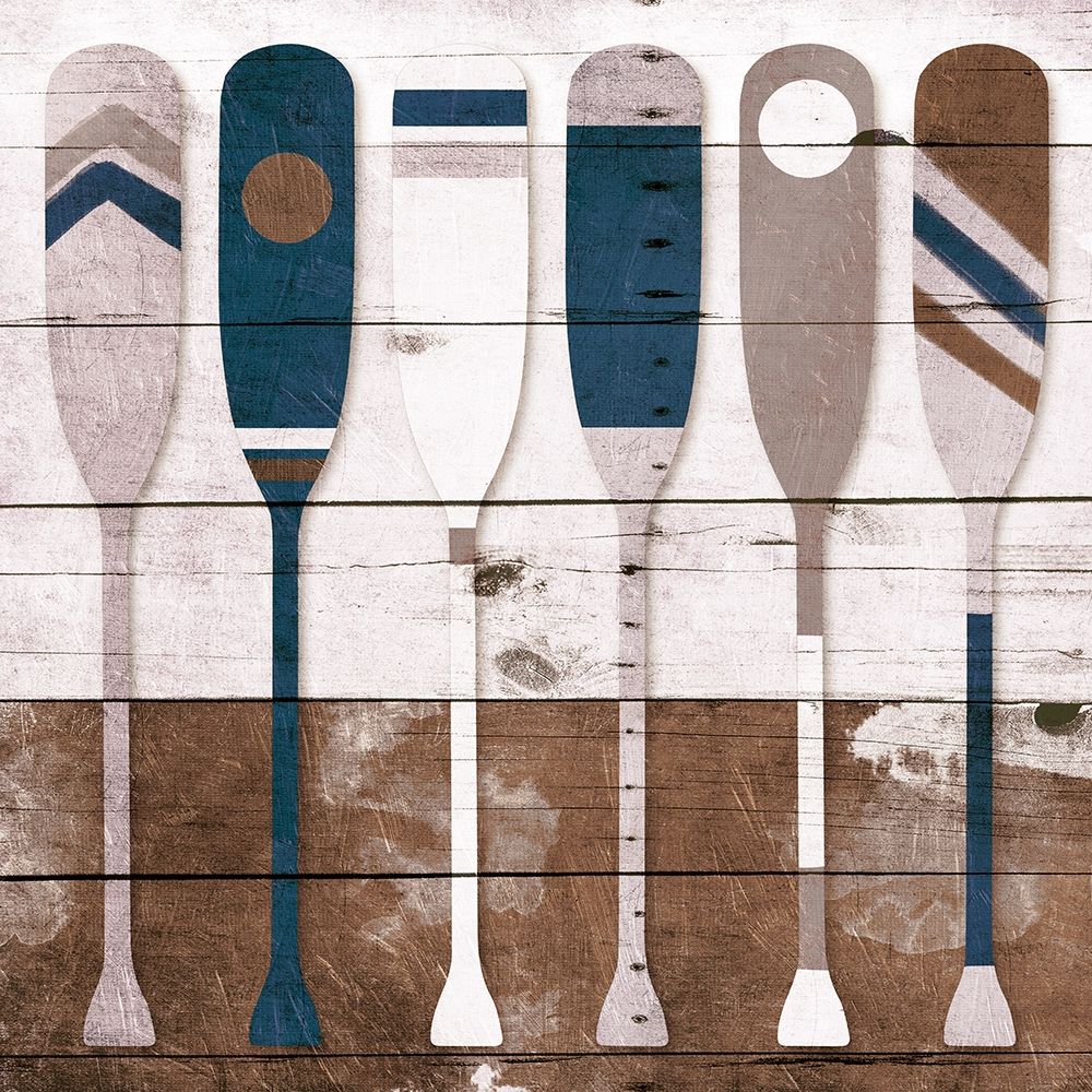 Neutral Oars art print by Milli Villa for $57.95 CAD