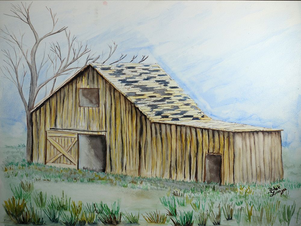 Old Barn art print by Nichole Lorenzen for $57.95 CAD