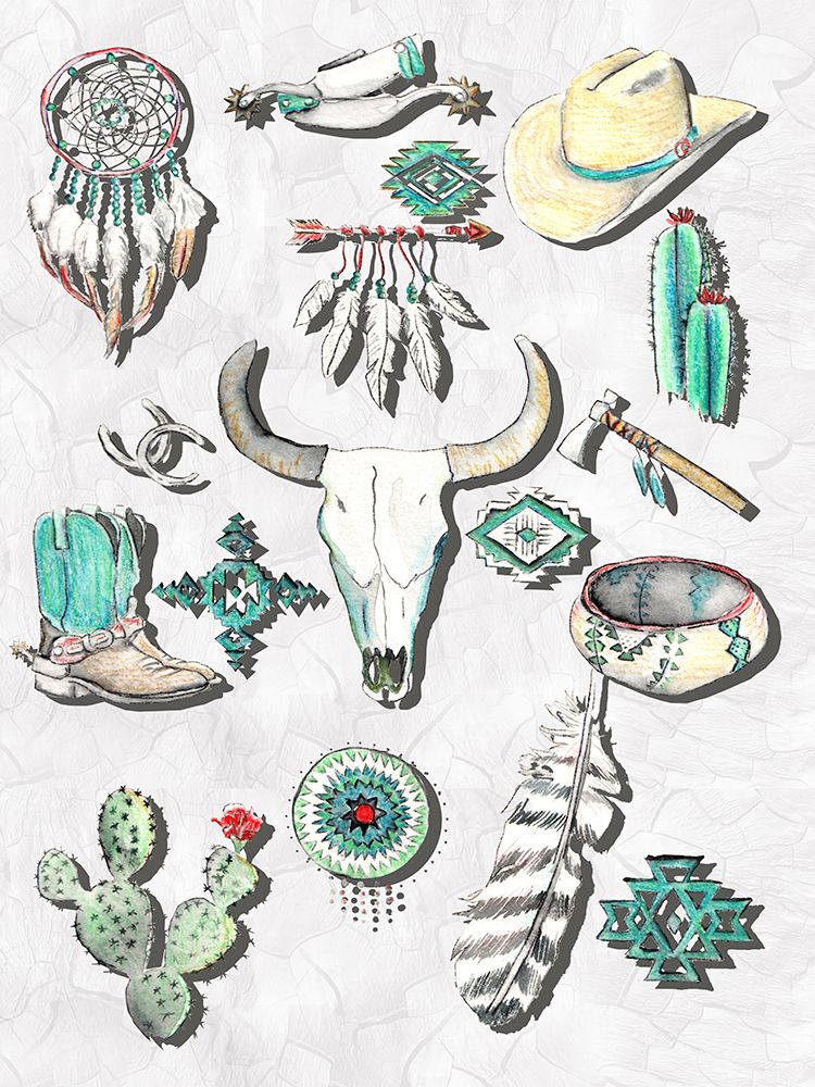 Southwestern Color art print by Nichole Lorenzen for $57.95 CAD