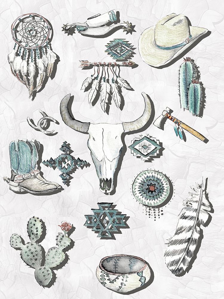 Southwestern BW art print by Nichole Lorenzen for $57.95 CAD