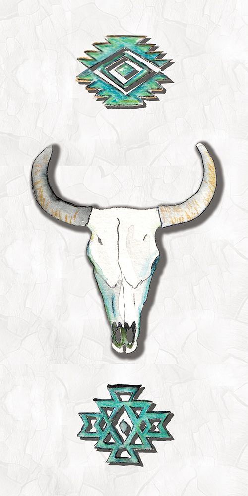 Skull Set art print by Nichole Lorenzen for $57.95 CAD