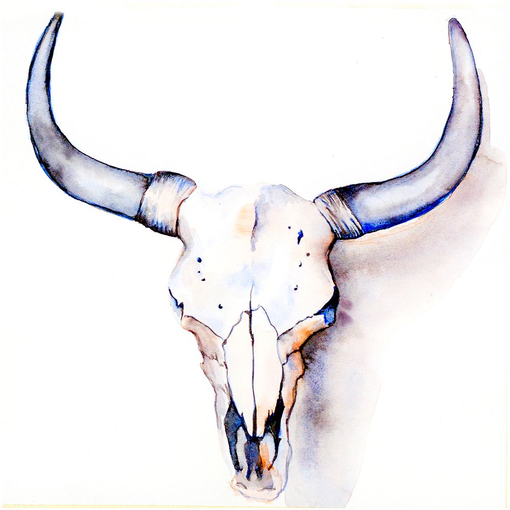 Western Skull art print by Nichole Lorenzen for $57.95 CAD