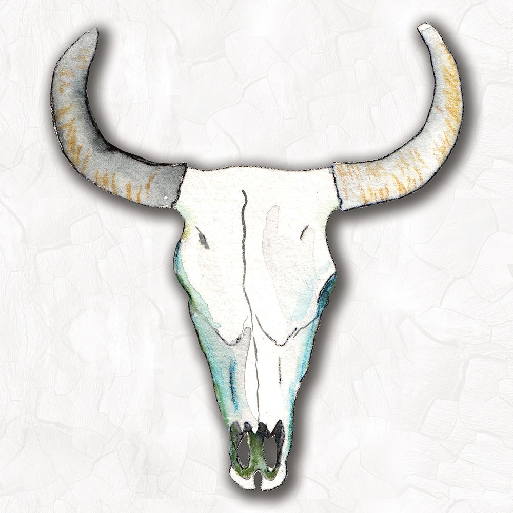 Southwestern Skull art print by Nichole Lorenzen for $57.95 CAD