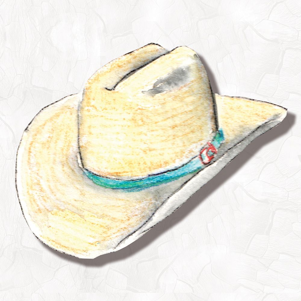 Southwestern Hat art print by Nichole Lorenzen for $57.95 CAD