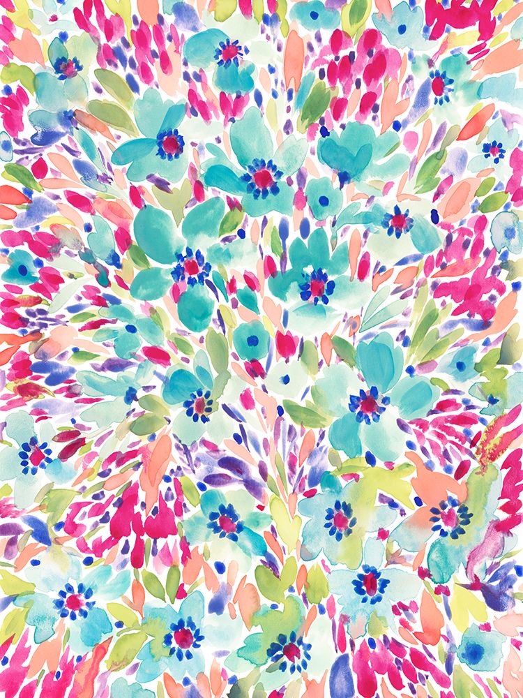 Cascade Of Petals art print by Nida Pathan for $57.95 CAD