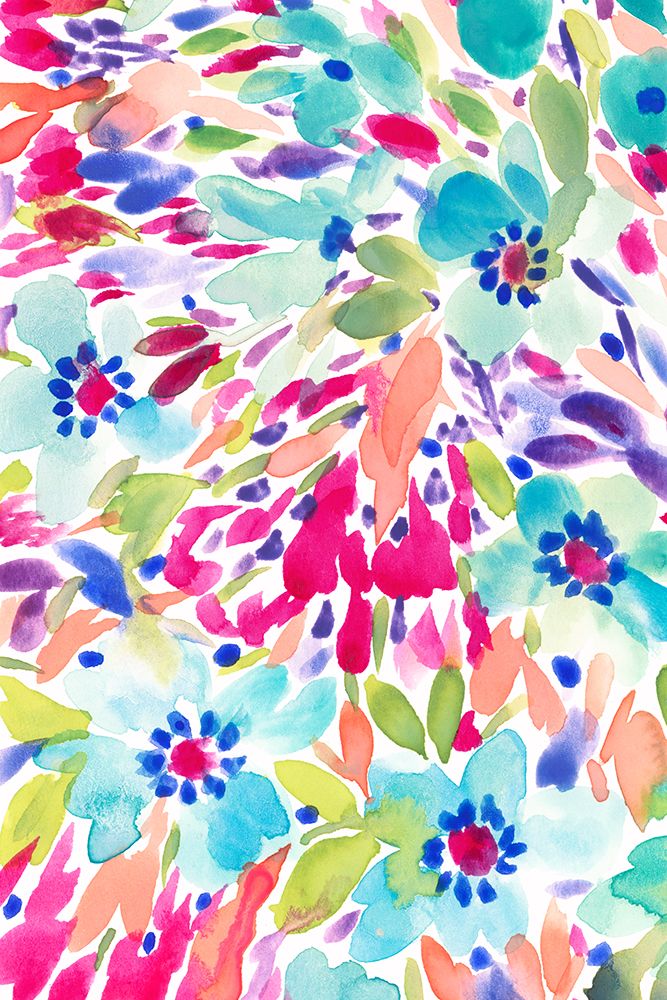 Cascade Of Petals 2 art print by Nida Pathan for $57.95 CAD