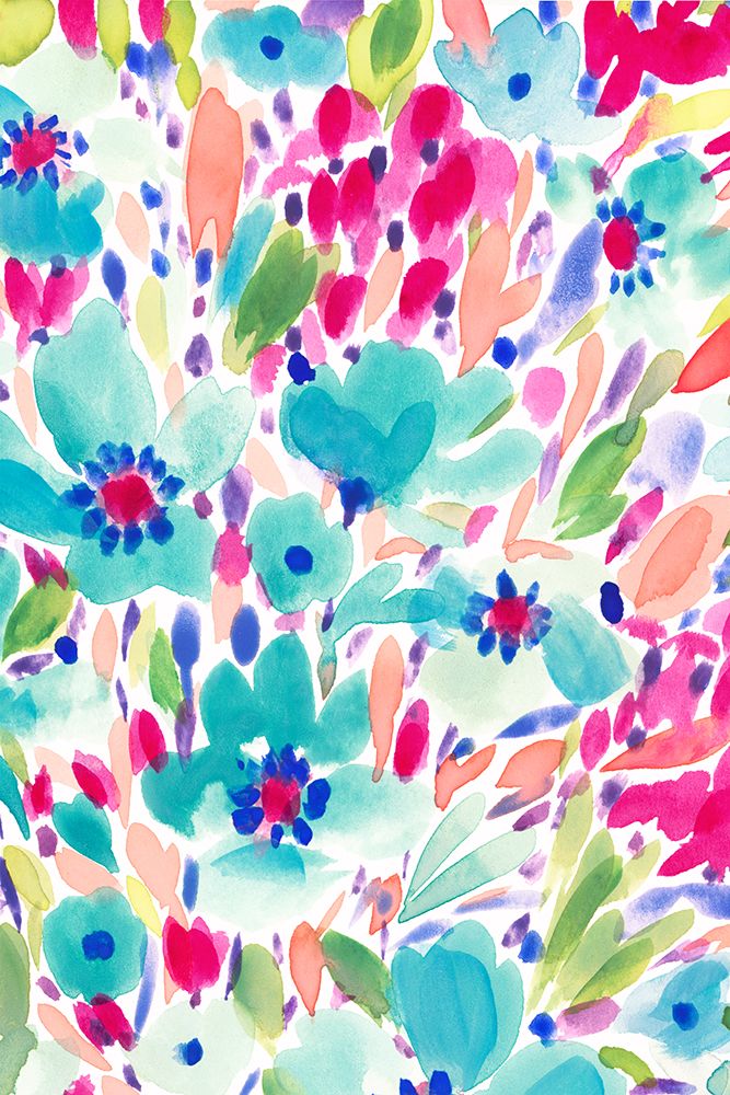 Cascade Of Petals 3 art print by Nida Pathan for $57.95 CAD