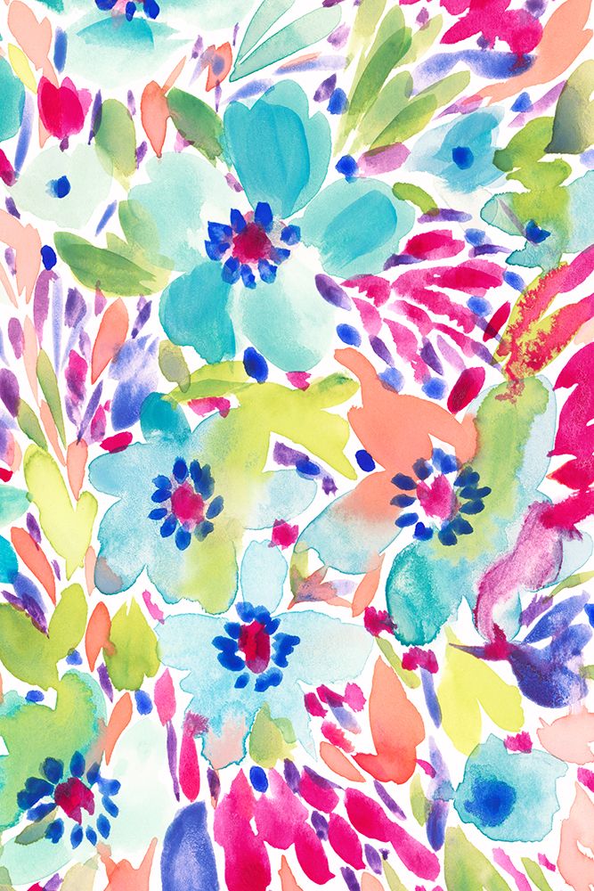 Cascade Of Petals 4 art print by Nida Pathan for $57.95 CAD
