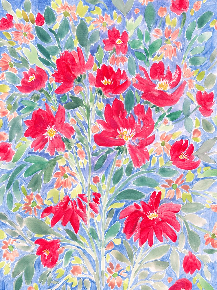 Garden Of Jewels art print by Nida Pathan for $57.95 CAD