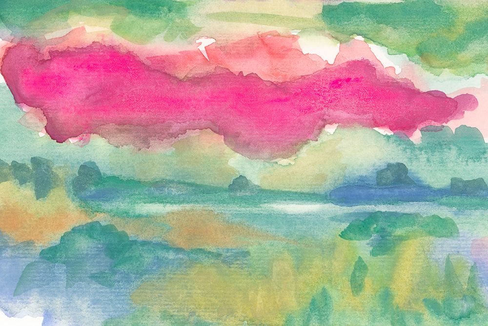 Pink Clouds art print by Nida Pathan for $57.95 CAD