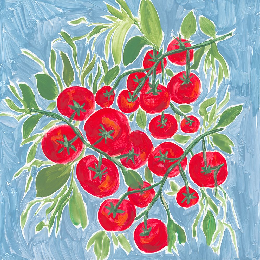 Tomatoes On The Vine art print by Nida Pathan for $57.95 CAD